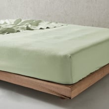 Wasabi Linen Sheet Set